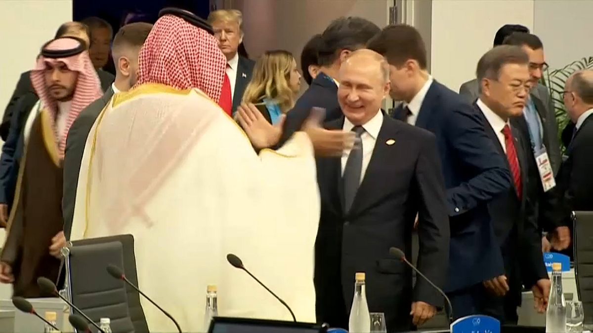 Buena sintonía entre Putin y bin Salmán al inicio del G20