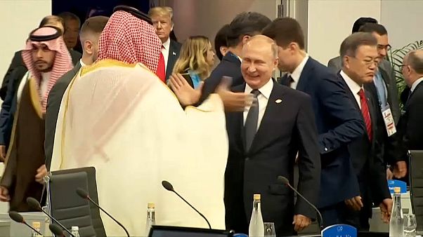 Buena sintonía entre Putin y bin Salmán al inicio del G20 Buena sintonía entre Putin y bin Salmán al inicio del G20