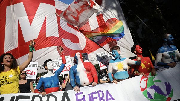 Ni el terremoto ni la policía acallan las protestas contra el G20 en Buenos Aires Ni el terremoto ni la policía acallan las protestas contra el G20 en Buenos Aires