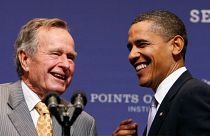 Ο πολιτικός κόσμος αποχαιρετά τον Τζορτζ Μπους
