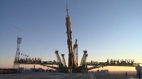 Startbereit in Baikonur Startbereit in Baikonur