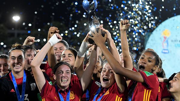 La selección española gana la copa del Mundial femenino Sub'17 La selección española gana la copa del Mundial femenino Sub'17
