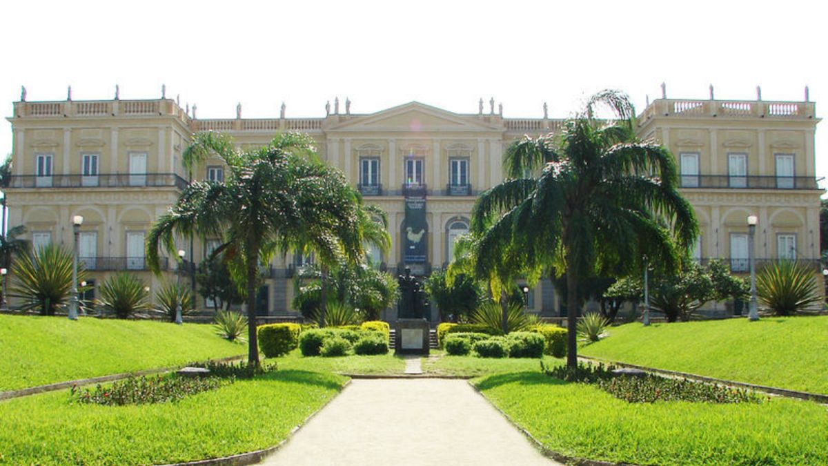 Brazil's National Museum before the 2018 fire.