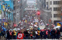 Bruxelas mobilizou-se contra as mudanças climáticas