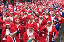 Vorweihnachtlicher Lauf: Santa-Race in Liverpool