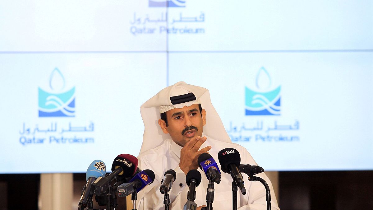 سعد الكعبي وزير الطاقة القطري بالدوحة