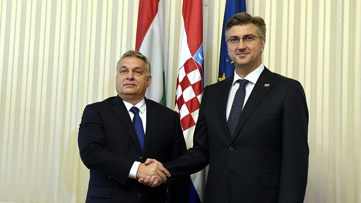 Orbán Viktor és Andrej Pleknović