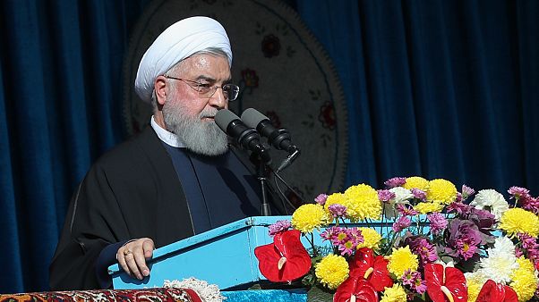Ruhani'den blokaj tehdidi: Basra Körfezi'nden biz petrol ihraç edemezsek kimse edemez Ruhani'den blokaj tehdidi: Basra Körfezi'nden biz petrol ihraç edemezsek kimse edemez