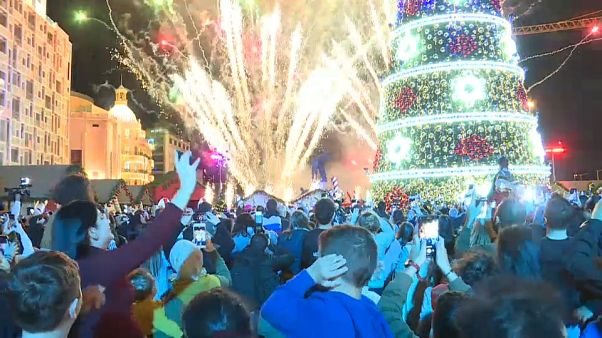 Beirut ilumina su árbol de Navidad Beirut ilumina su árbol de Navidad