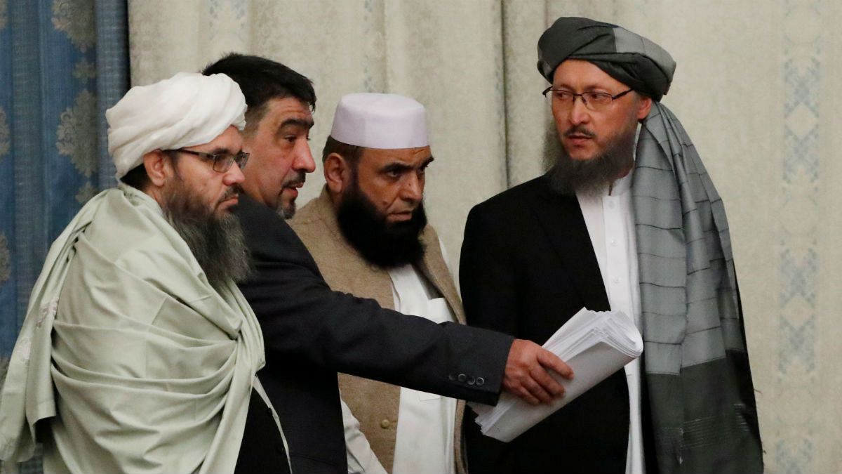 نمایندگان طالبان در نشست گفتگوهای صلح افغانستان در مسکو