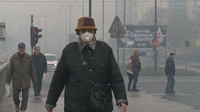 Saraybosna'da kışın neden olduğu kirlilik nefes aldırmıyor