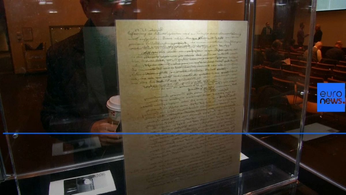 Einstein's "God Letter" fetches $2.8 million at New York auction