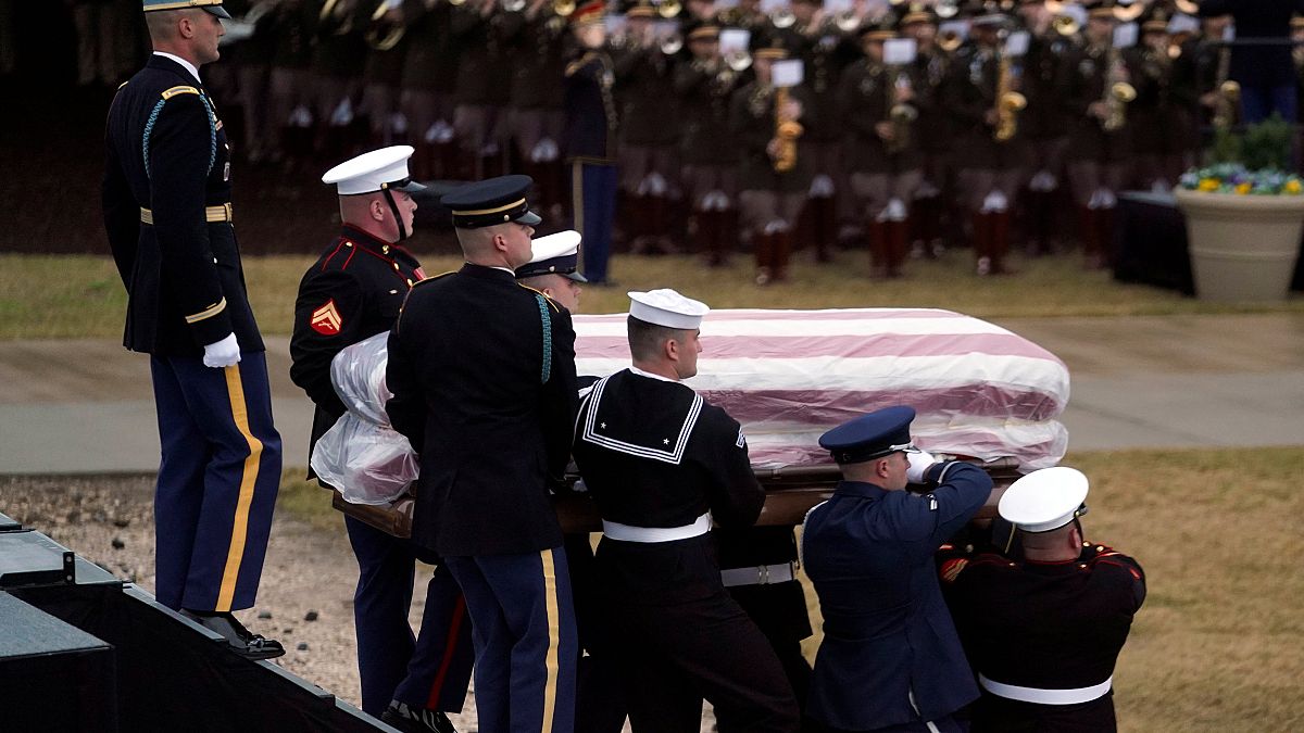 George Bush († 94) beigesetzt