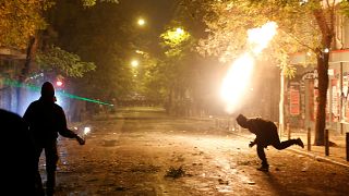 Protest during anniversary of shooting Alexandros Grigoropoulos