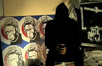 El genio vándalo de Banksy visita (sin autorización) Madrid