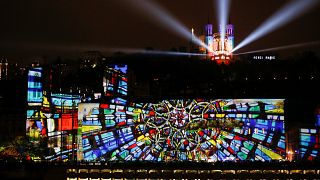Işık Festivali bu sene de Aralık ayında Lyon'u rengarenk yaptı