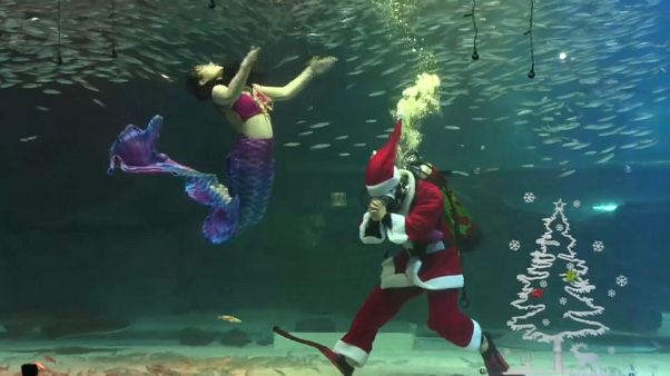 Corea del Sud: Babbo Natale e la renna Rudolph versione sub Corea del Sud: Babbo Natale e la renna Rudolph versione sub