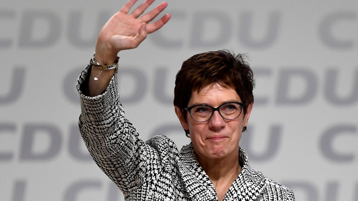 Annegret Kramp-Karrenbauer elected as leader of CDU