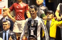 Presépios onde Cristiano Ronaldo também figura