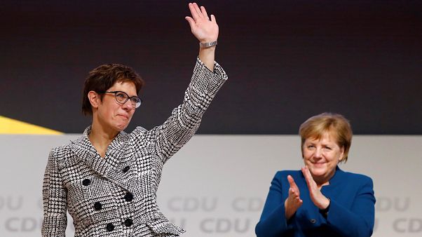 Annegret Kramp-Karrenbauer a CDU új elnöke Annegret Kramp-Karrenbauer a CDU új elnöke