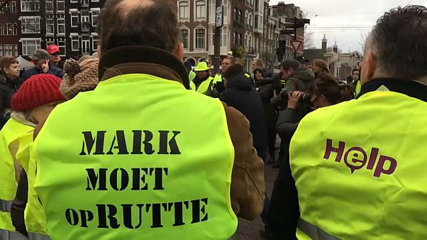 Sarı Yelekliler gösterileri Hollanda'da Sarı Yelekliler gösterileri Hollanda'da