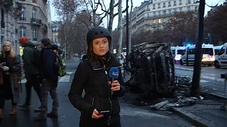 Euronews-Reporterin bei Krawallen in Paris: "1000 Menschen wurden festgesetzt"