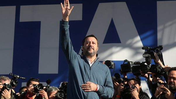 'Baño de masas' en Roma y visita a Corinaldo para Matteo Salvini 'Baño de masas' en Roma y visita a Corinaldo para Matteo Salvini