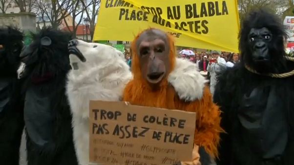 La marche pour le climat fait le plein à Paris La marche pour le climat fait le plein à Paris