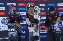 Ким и Джеймс - лучшие в хафпайпе