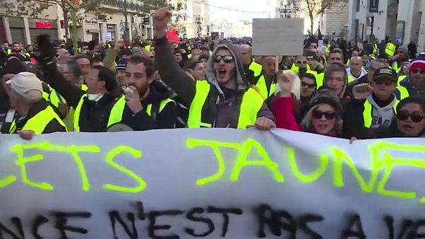 Manifestation de Gilets jaune à Marseille, le 08 décembre Manifestation de Gilets jaune à Marseille, le 08 décembre