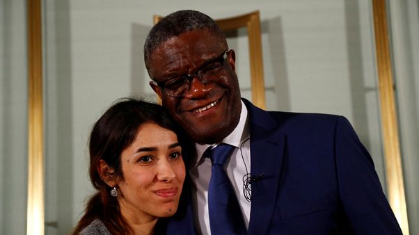 الفائزان بجائزة نوبل للسلام يطالبان بالعدالة لضحايا الاغتصاب أثناء الحروب الفائزان بجائزة نوبل للسلام يطالبان بالعدالة لضحايا الاغتصاب أثناء الحروب