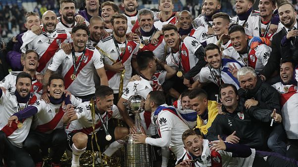 'Tarihin en uzun finali'nde Libertadores Kupası'nı River Plate kazandı 'Tarihin en uzun finali'nde Libertadores Kupası'nı River Plate kazandı