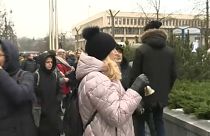 Акция протеста учителей в Вильнюсе