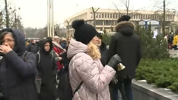 Акция протеста учителей в Вильнюсе Акция протеста учителей в Вильнюсе