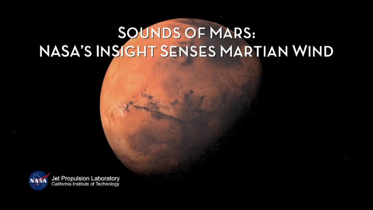 Sonda capta vibrações do vento em Marte