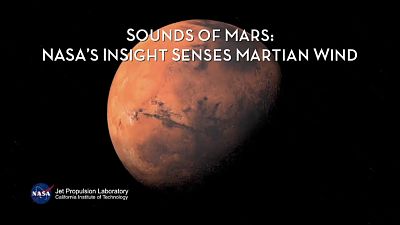 Sonda capta vibrações do vento em Marte