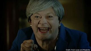 Andy Serkis reprises Gollum character to mock May's Brexit plan