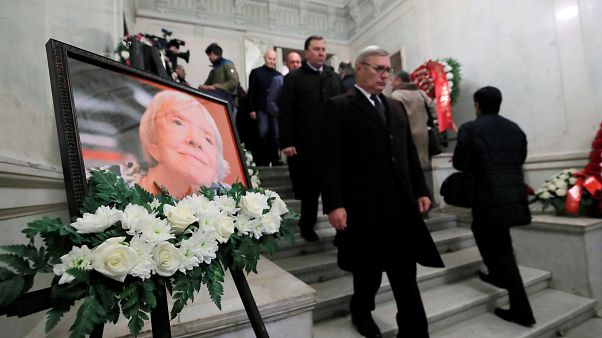 В Москве простились с Людмилой Алексеевой В Москве простились с Людмилой Алексеевой