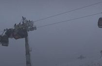 تصادف اتاقک‌های تله‌کابین اسکی در اتریش 