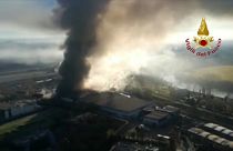 Hatalmas tűz egy szemétlerakóban