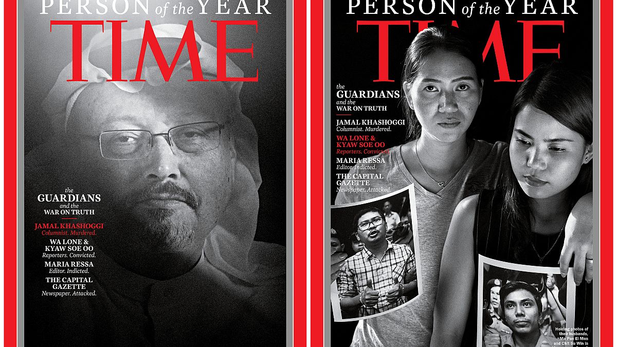 Time magazine honours persecuted journalists as 'Person of the Year' in 2018