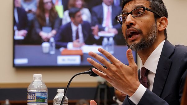 Google-Chef Sundar Pichai sagt vor US-Kongress aus Google-Chef Sundar Pichai sagt vor US-Kongress aus