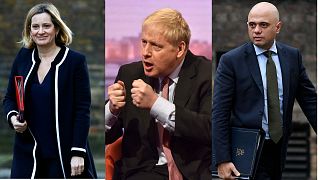 Amber Rudd, Boris Johnson, Sajid Javid