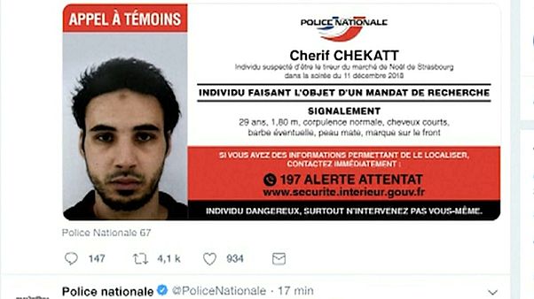 Mutmaßlicher Straßburg-Attentäter weiter flüchtig Mutmaßlicher Straßburg-Attentäter weiter flüchtig