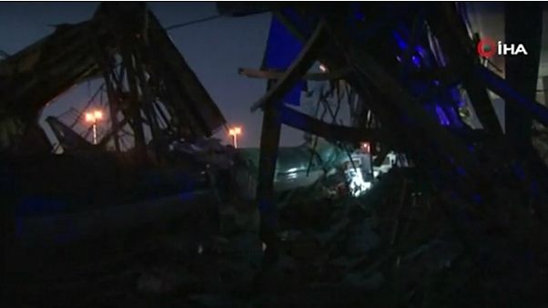 Turkish high speed train crash in Ankara: seven killed, dozens injured Turkish high speed train crash in Ankara: seven killed, dozens injured