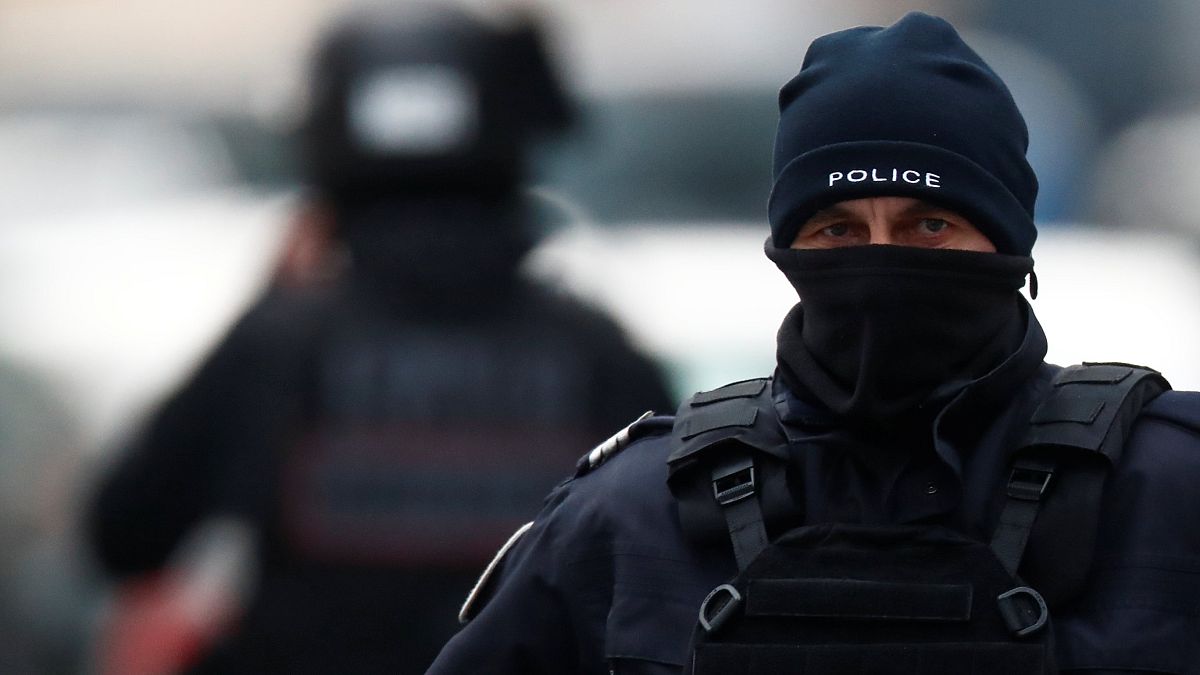 French armed police conduct operation in Strasbourg's Neudorf district