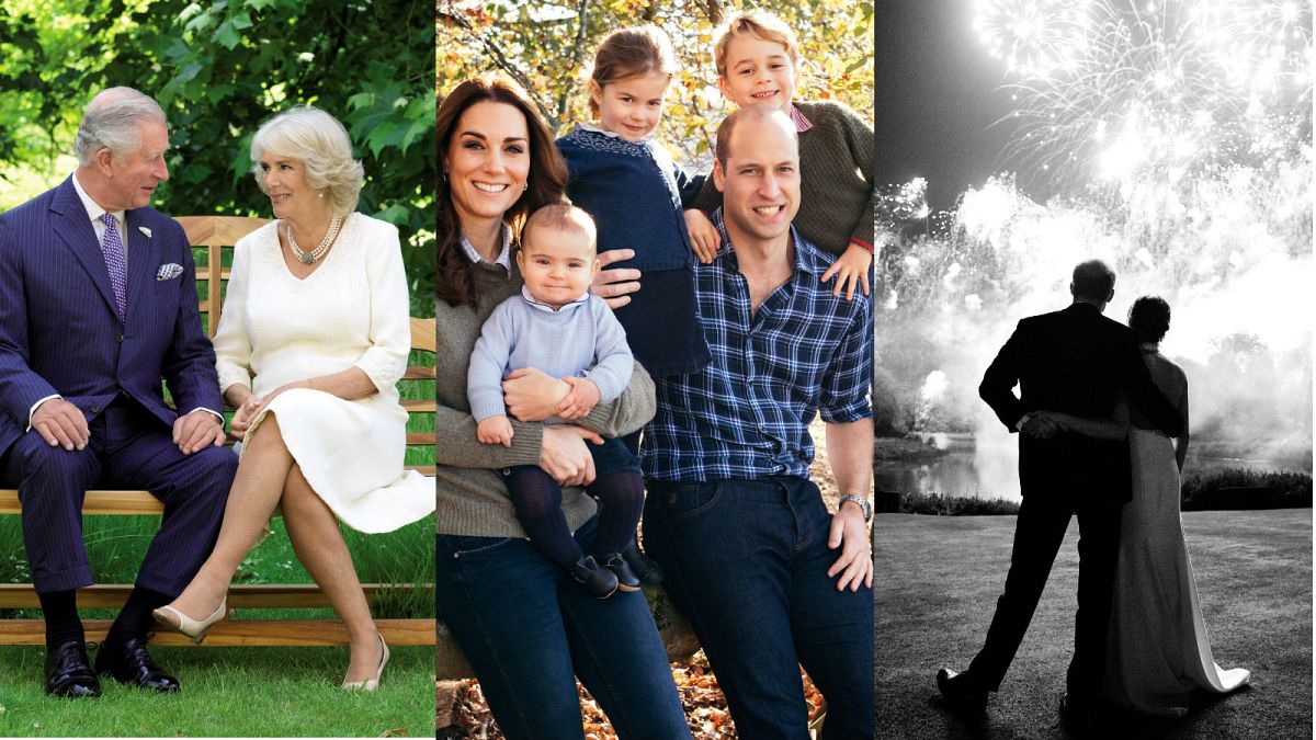 British royal family releases Christmas cards