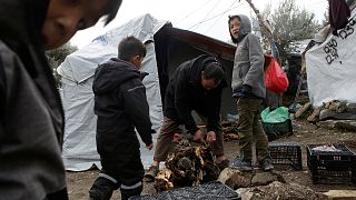 Camp de Moria à Lesbos, "honte de l'Europe"