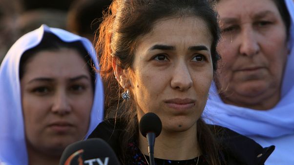 IŞİD'in esir aldığı Nobel ödüllü Nadia Murad'dan memleketine hastane IŞİD'in esir aldığı Nobel ödüllü Nadia Murad'dan memleketine hastane