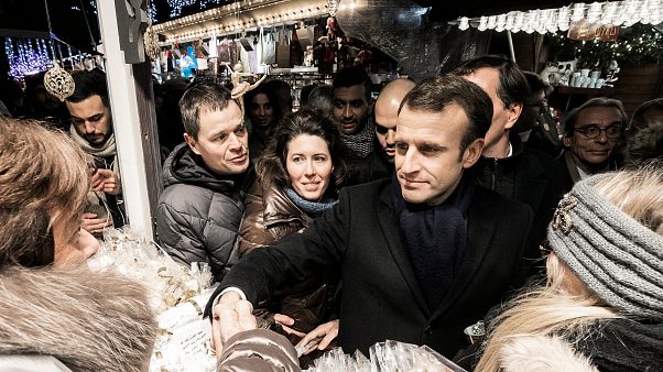 Macron gedenkt der Opfer von Straßburg Macron gedenkt der Opfer von Straßburg